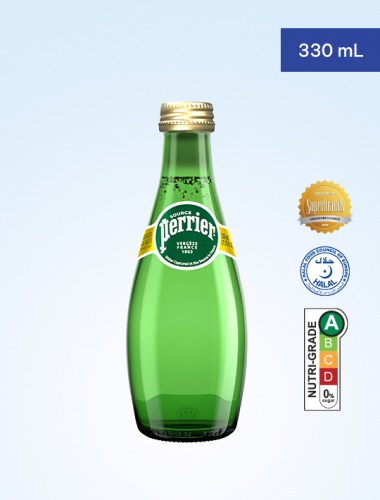 Perrier 330ml Glass